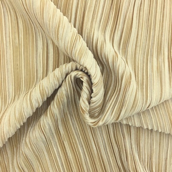 Pleated Polyester ANTIQUE GOLD